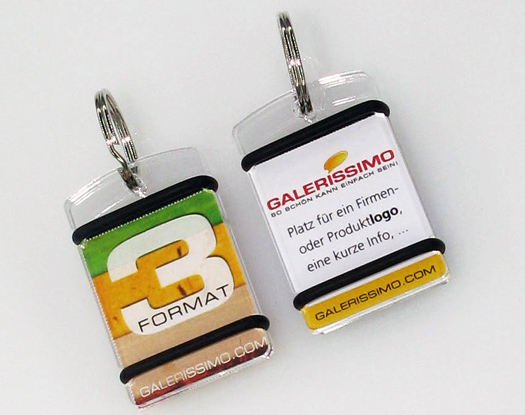 kleine kunststoffschlüsselanhänger