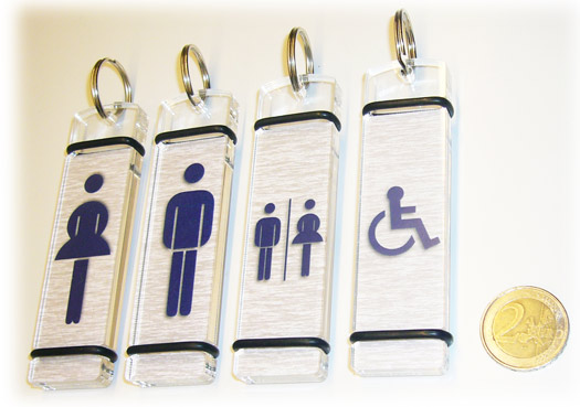 schlüsselanhänger für firmen wc