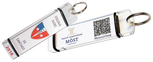 Längliche Schlüsselanhänger