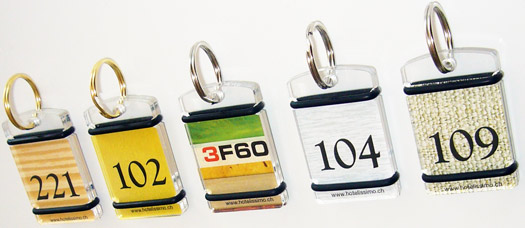 Kleine, individuelle Schlüsselanhänger