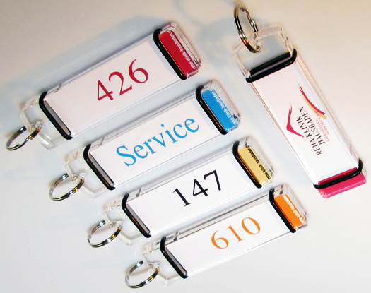 beschriftbare klinik-schlüsselanhänger