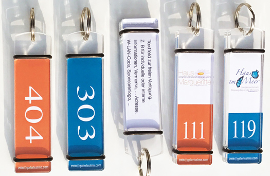 Edle Hotelschl&uuml;sselanh&auml;nger