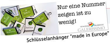 Plexiglas-Schlüsselanhänger 