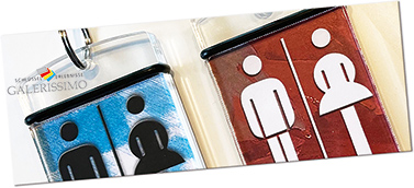 Hochwertige WC-Schlüsselanhänger 